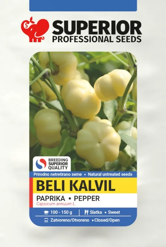Beli kalvil — Paprika, Profesionalna proizvodnja