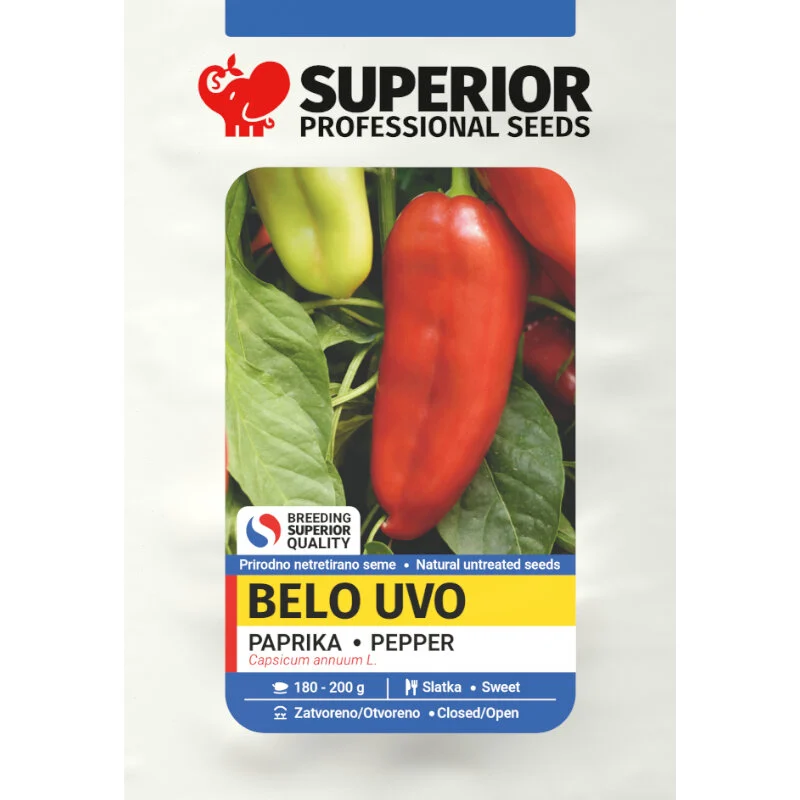 Belo uvo — pakovanje