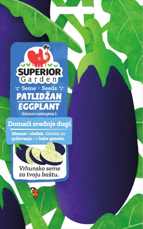 Domaći srednje dugi — Patlidžan, Hobi garden