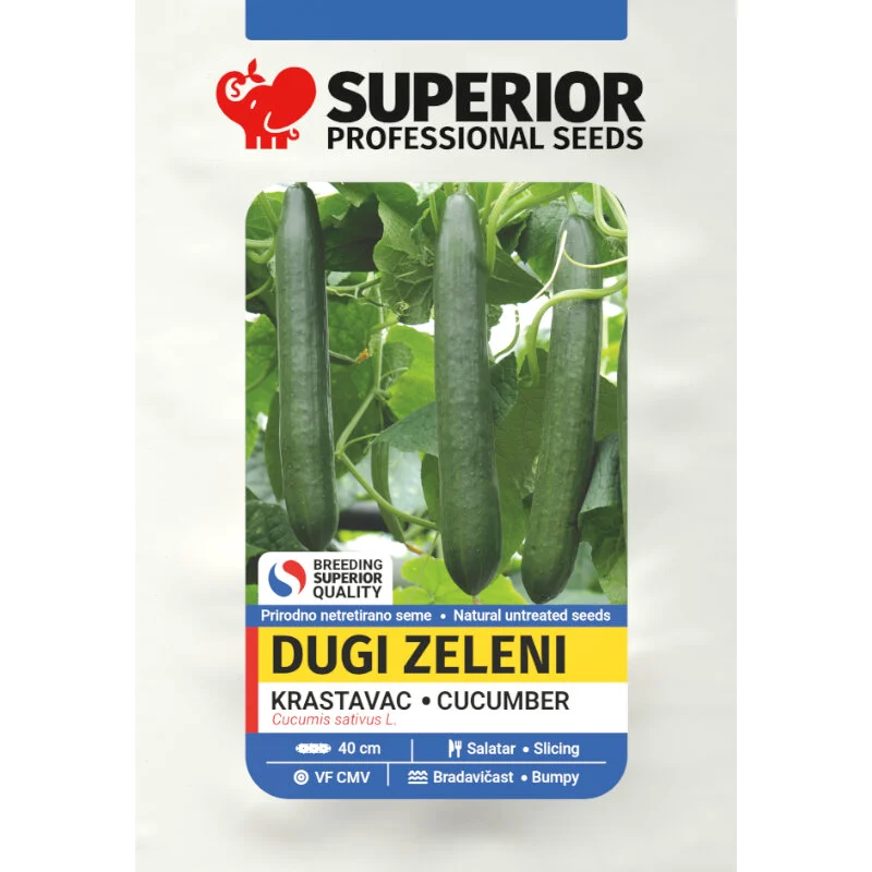 Dugi zeleni — pakovanje