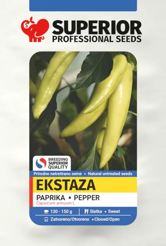 Ekstaza — Paprika, Profesionalna proizvodnja