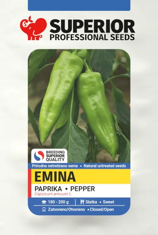 Emina — Paprika, Profesionalna proizvodnja
