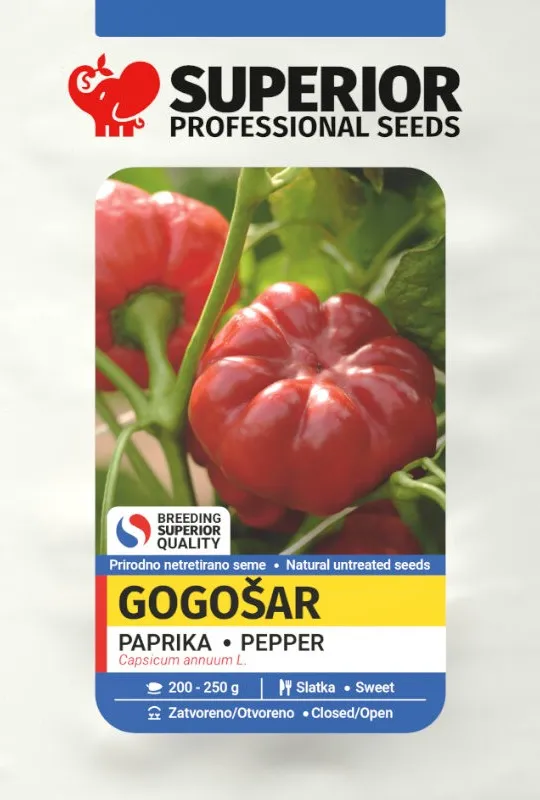 Gogošar — Paprika, Profesionalna proizvodnja