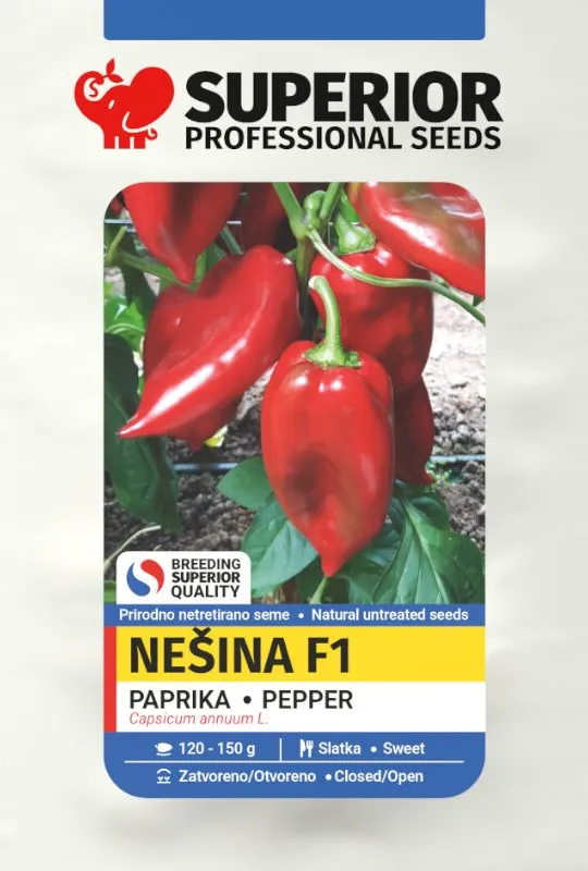Nešina F1 — Paprika, Profesionalna proizvodnja
