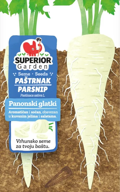 Panonski glatki — Paštrnak, Hobi garden