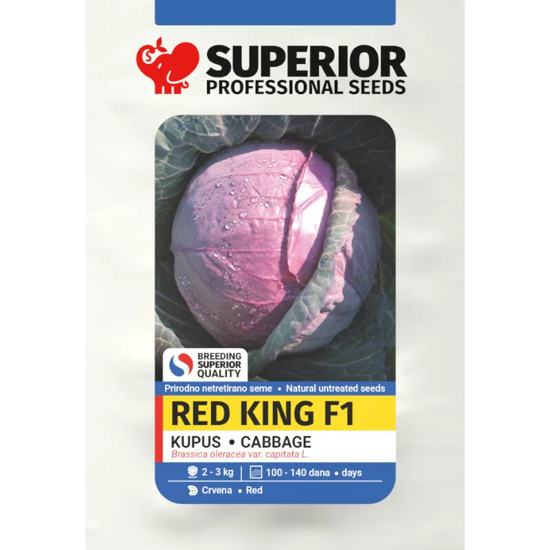 Red king F1 — pakovanje