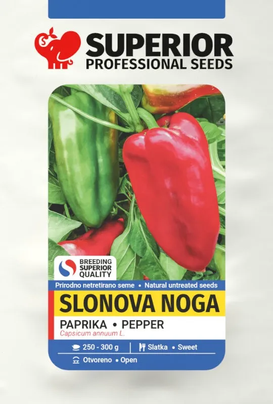 Slonova noga — Paprika, Profesionalna proizvodnja