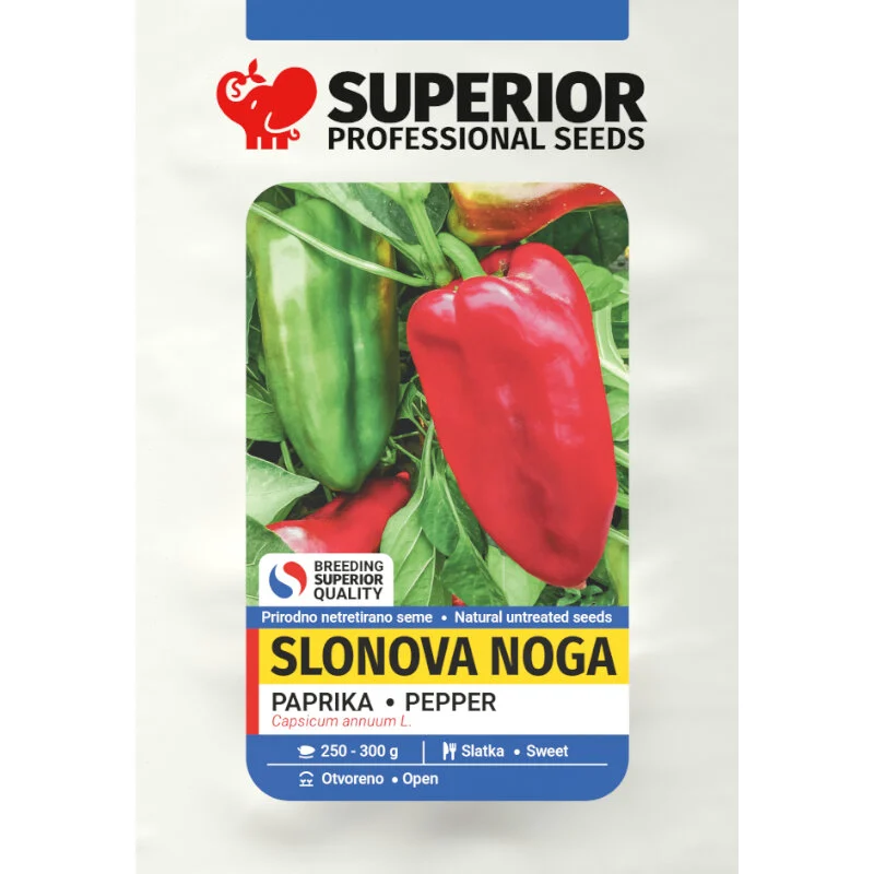 Slonova noga — pakovanje