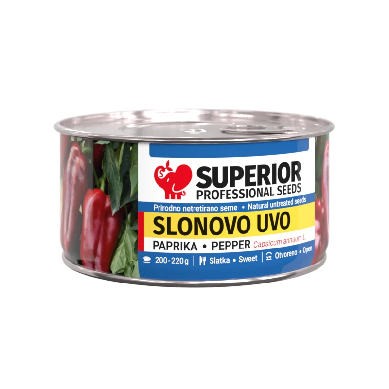 Slonovo uvo — pakovanje