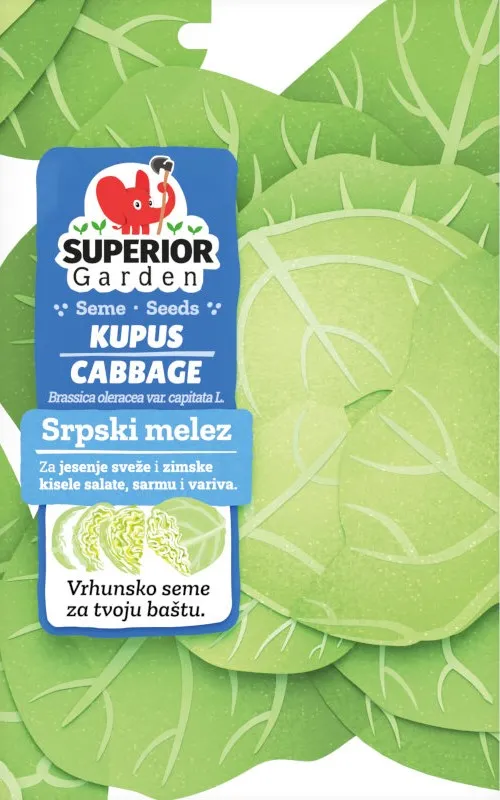 Srpski melez — Kupus, Hobi garden