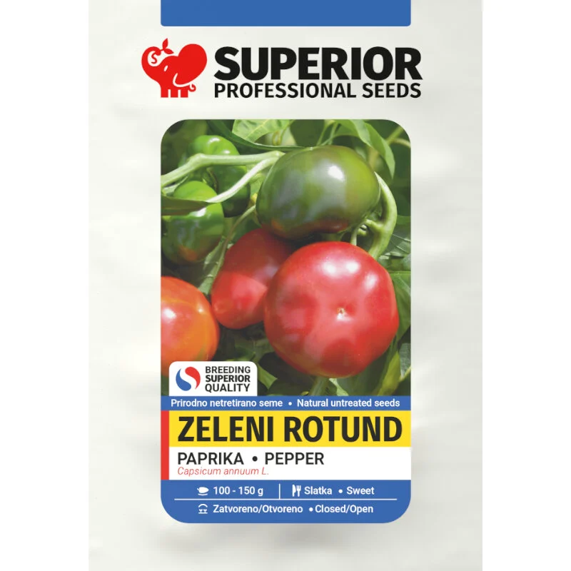 Zeleni rotund — pakovanje